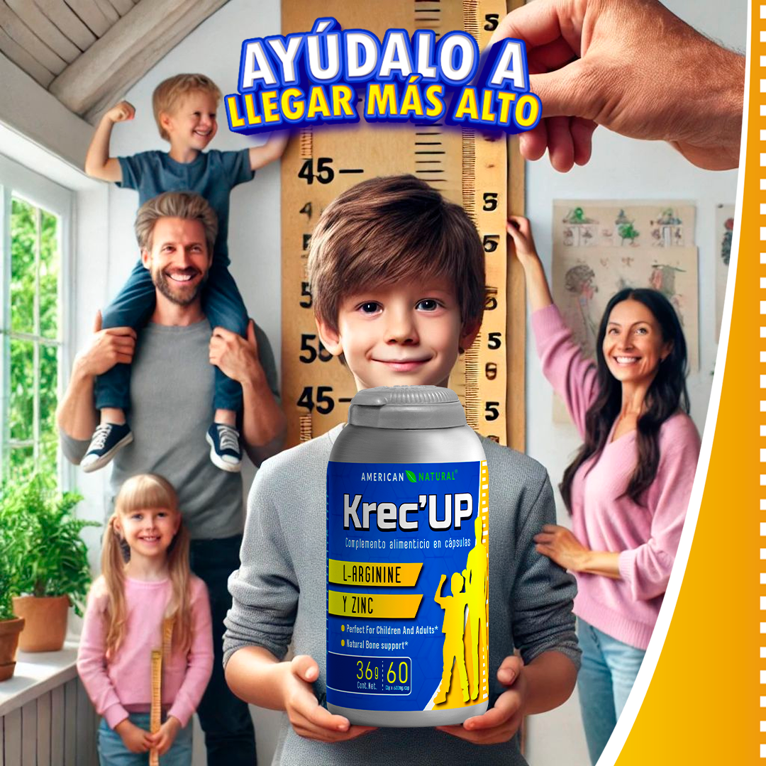 Krec'Up - Estimulante de la Hormona de Crecimiento - Original importado + GRATIS Recetario