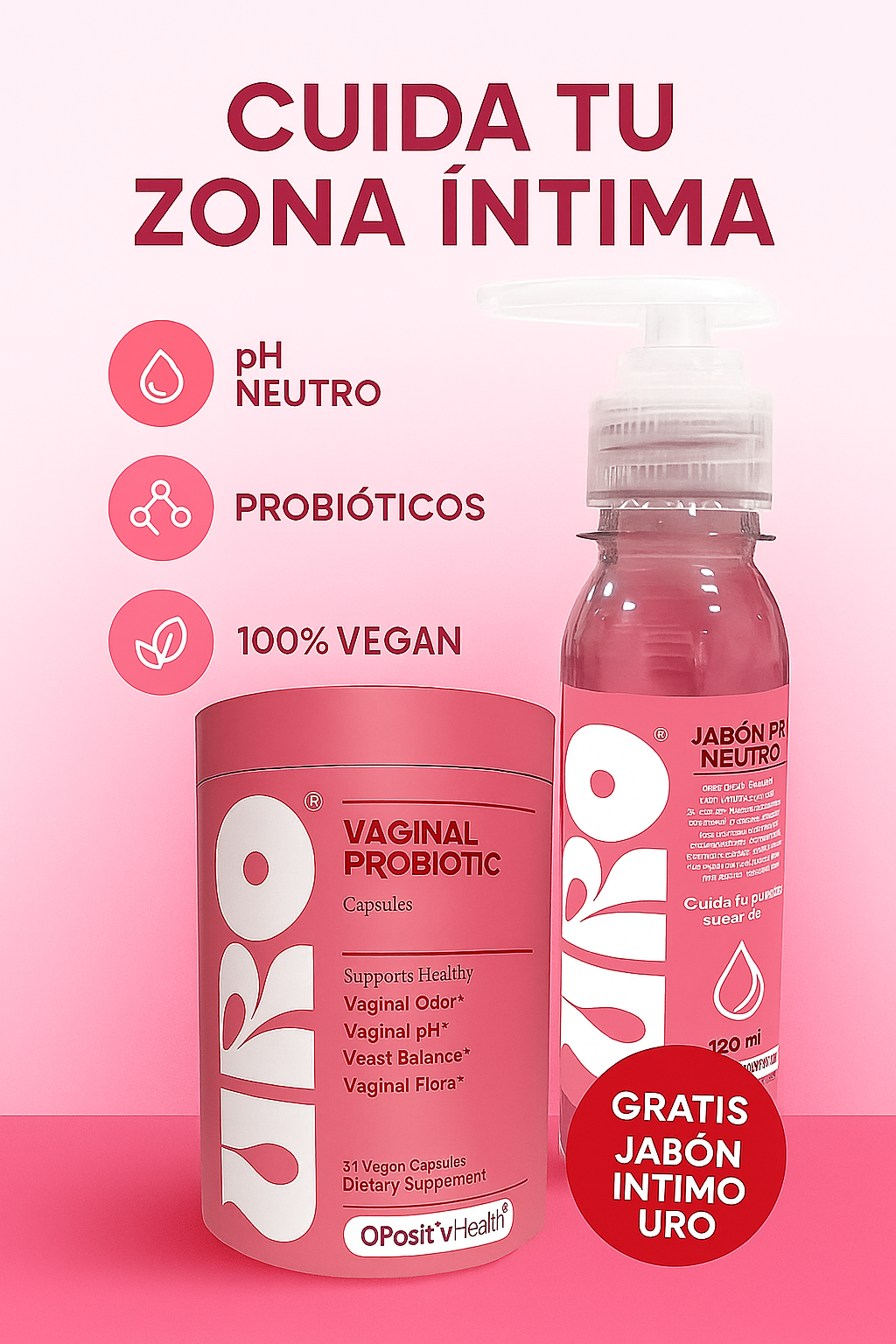 Combo URO probióticos + Jabón URO
