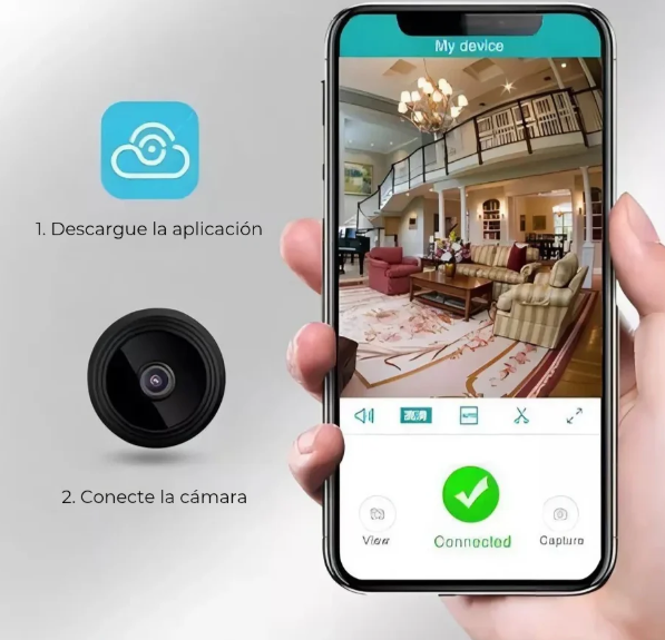 Mini cámara espía 2X1 - Seguridad sin ser detectado