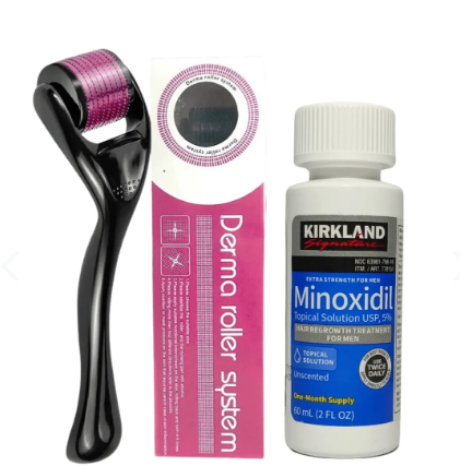 Combo Minoxidil + Derma Roller