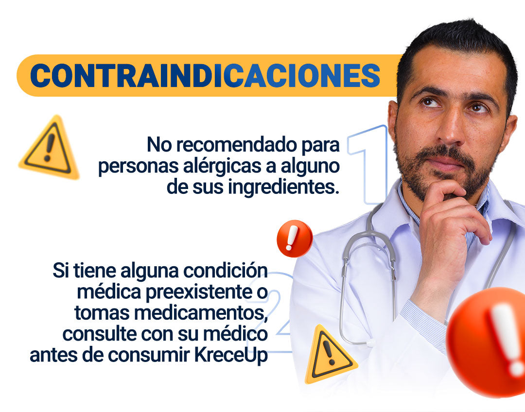 Krec'Up - Estimulante de la Hormona de Crecimiento - Original importado + GRATIS Recetario